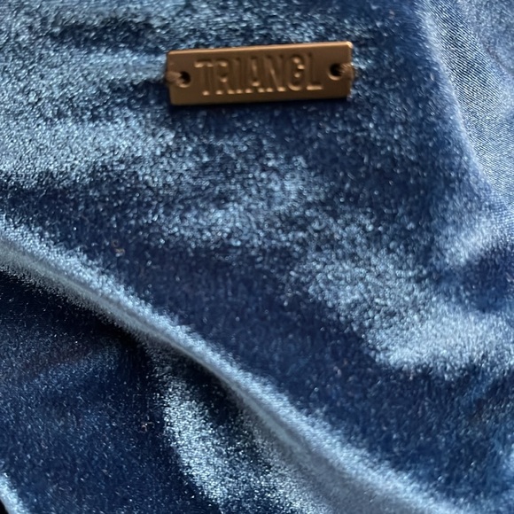 Triangl Size Small Blue Women's Swimwear Set - Picture 3 of 5